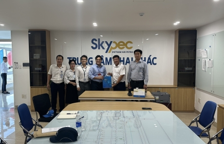 CHI NHÁNH SKYPEC KV MIỀN TRUNG TIẾP ĐOÀN ĐÁNH GIÁ CỦA HIỆP HỘI VẬN TẢI HÀNG KHÔNG QUỐC TẾ (IATA)